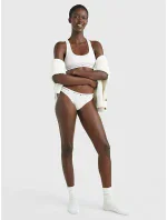 Dámská tanga LOGO WAISTBAND THONG UW0UW03835TOG světle růžová - Tommy Hilfiger Dámská tanga LOGO WAISTBAND THONG UW0UW03835TOG světle růžová - Tommy Hilfiger