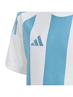 Dětské tričko adidas Striped 24 Jersey bílo-modré IW2137