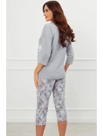 Italská móda Ibena r.3/4 sp.3/4 barva:melange/print Italská móda Ibena r.3/4 sp.3/4 barva:melange/print