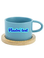 Personalizovaný keramický hrníček "MAKRONKA" s vlastním textem s obrysem Personalizovaný keramický hrníček "MAKRONKA" s vlastním textem s obrysem