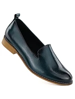 Dámské lakované boty lords navy blue Potocki 19337 Dámské lakované boty lords navy blue Potocki 19337