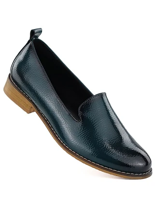 Dámské lakované boty lords navy blue Potocki 19337 Dámské lakované boty lords navy blue Potocki 19337