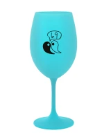 69 - tyrkysová sklenice na víno 350 ml 69 - tyrkysová sklenice na víno 350 ml
