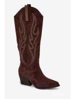 Kozačky na podpatku  model 218085 Step in style