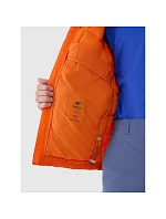 Pánská trekingová péřová bunda 4F 4FWSS25TDJAM527-70S s výplní Primaloft Silver