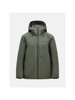 Peak Performance Lyžařská bunda M Maroon Bunda zelená