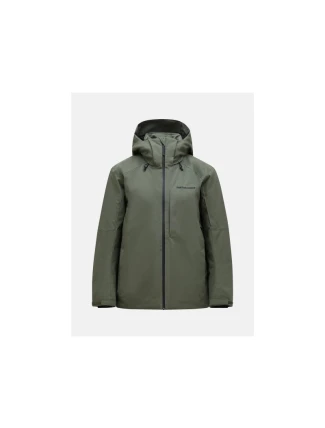 Peak Performance Lyžařská bunda M Maroon Bunda zelená