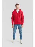 Fruit of the Loom Classic Hooded Sweat Jacket Mikina s kapucí 16.2062 black