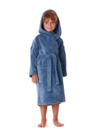 Dětský župan Tampa s kapucí 9149 denim světlý - Vestis Dětský župan Tampa s kapucí 9149 denim světlý - Vestis