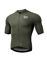 Cyklistický dres Rockbros 15220004004 ROAD TO SKY, pánský, s krátkým rukávem, velikost L – zelený