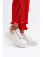 Dámské tenisky s ozdobou Bílé Celedria Dámské tenisky s ozdobou Bílé Celedria