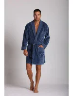 Krátký pánský župan VELUR 711