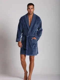 Krátký pánský župan VELUR 711