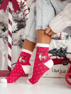 Milena ponožky 1283-021 sobi a vánoční tečky 37-41