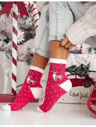 Milena ponožky 1283-021 sobi a vánoční tečky 37-41