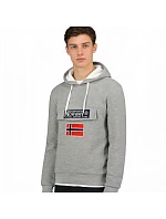 Geographical Norway Gadrien DB 054 M WW6114H/GN/Blended Grey / White mikina Geographical Norway Gadrien DB 054 M WW6114H/GN/Blended Grey / White mikina