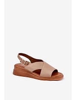 Dámské sandály ASA266-9 Quilara hnědé - Jezzi