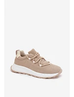 Kožené semišové dámské tenisky Bemela