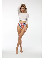 Dámské kalhotky Flower Folk Simple Brasil Maxi barevné květy - Julimex