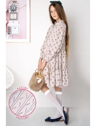 DÍVČÍ PROLAMOVANÉ PONOŽKY MABEL DR2306 DÍVČÍ PROLAMOVANÉ PONOŽKY MABEL DR2306