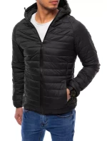 Pánská přechodná prošívaná bunda černá FashionStreet TX4010