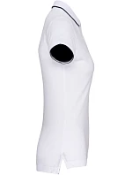 Kariban K 252 Dámské kontrastní piqué polo 20.K252 white/navy/white Kariban K 252 Dámské kontrastní piqué polo 20.K252 white/navy/white
