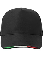 Atlantis Headwear Recy Five Italia 5 panelová kšiltovka 33.0281 black