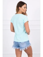 Nakupování je moje kardio mátová halenka Nakupování je moje kardio mátová halenka