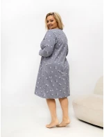 DU KN noční košile FP 606.09 tmavě šedá DU KN noční košile FP 606.09 tmavě šedá