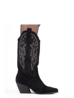 Kozačky na podpatku  model 218345 Solea