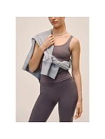Dámské tričko CASALL Scoop Tank, šedé Dámské tričko CASALL Scoop Tank, šedé