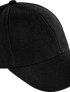 Beechfield B 619 6 panelová kšiltovka "Wool Blend" 53.0619 black