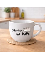 STARTUJU NA KAFE - keramický hrnek 400 ml STARTUJU NA KAFE - keramický hrnek 400 ml