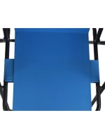 Cestovní sedačka s polštáři 52x44x75 cm skládací modrá