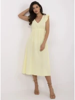 Šaty MI SK 122126.77 světle žluté