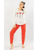 Dámské pyžamo dlouhé I love you