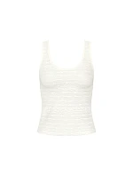 Dámské tílko FREE Evolve Tank Top Lace - WHITE - bílé 00GZ - SLOGGI