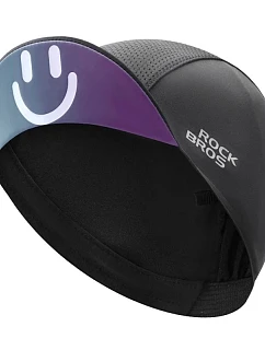 Cyklistická čepice Rockbros 18230005001 s kšiltem – černá