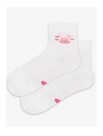 TENKÉ PONOŽKY BARVA 6-11 LET DÍVKY BÍLÉ 30-32 TENKÉ PONOŽKY BARVA 6-11 LET DÍVKY BÍLÉ 30-32