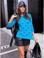 Dámský svetr ATHENA modrý FashionStreet MY2059