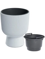 MILLY KVĚTINOVÉ JEZÍRKO NA PODSTAVCI 30CM BÍLÉ BARVY