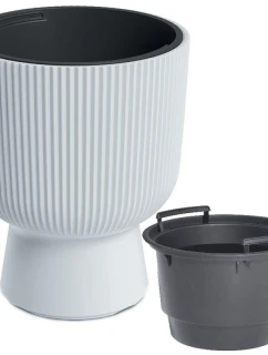 MILLY KVĚTINOVÉ JEZÍRKO NA PODSTAVCI 30CM BÍLÉ