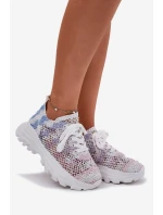 Dámské Tenisky S Háčkovaným Svrškem Multikolor Jelhiris