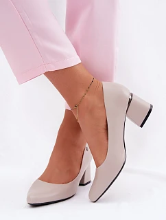 Lodičky na podpatku Vinceza 62292 Šedé