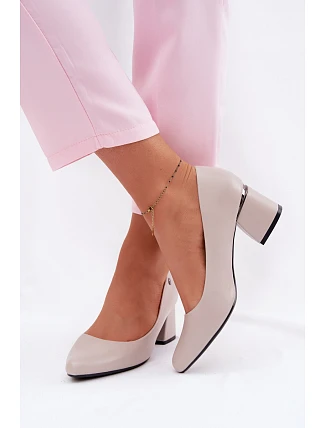 Lodičky na podpatku Vinceza 62292 Šedé