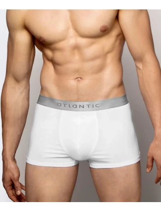 Pánské sportovní boxerky z Pima bavlny ATLANTIC - bílé Pánské sportovní boxerky z Pima bavlny ATLANTIC - bílé