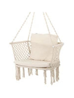 Závěsné křeslo Čapí hnízdo 78x64CM ECRU