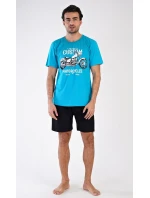 Pánské pyžamo šortky Motocykl