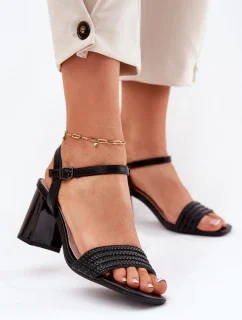 Sandály na podpatku model 213017 Step in style