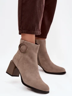 Boty na podpatku  model 222953 Step in style